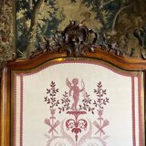 Triptych mirror of brot walnut period napoleon iii xix th century