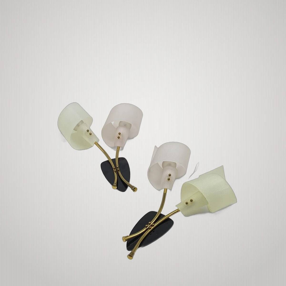 Paire d appliques arlus vintage design lampe suspension