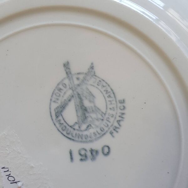 8 assiettes creuses Terre de Fer Moulin des Loups