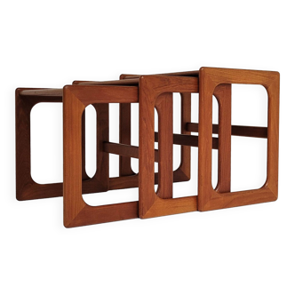 Teak Nesting Tables from Salin Nyborg, 1960s