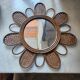 Rattan mirror from the 70s