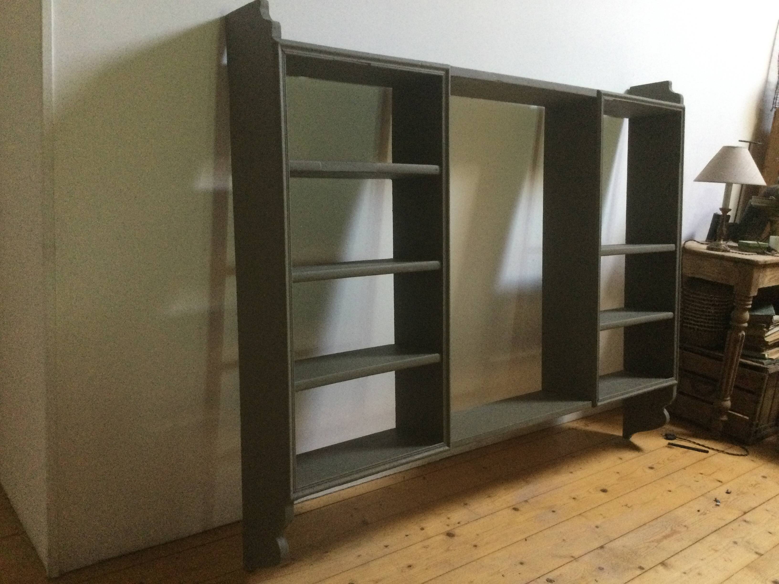 Large antique wall shelf