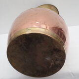 Umbrella holder, copper and brass broc