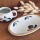 Milk jug and dish Boch Belgium La Louvière Keramis 1970s