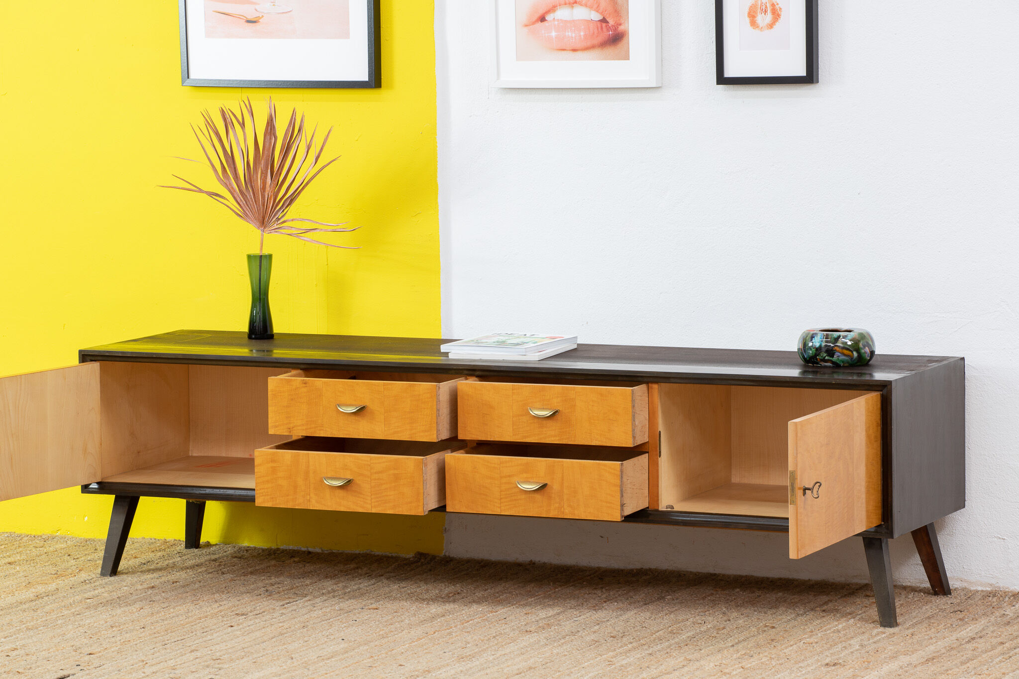 Vintage Scandinavian Enfilade – 200 cm