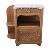 Pink marble bedside table