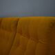 20th century, yellow Atlantis three-seater sofa, 1960s