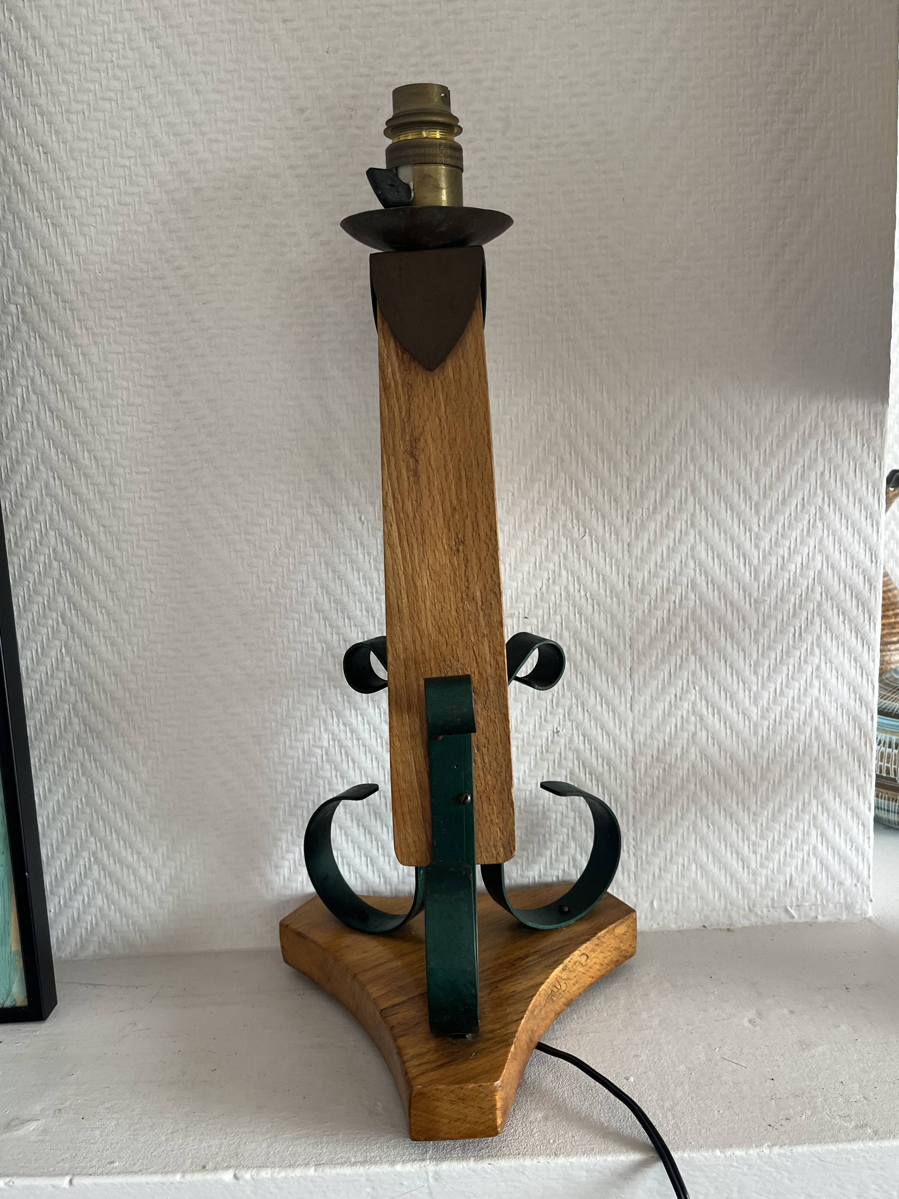 Vintage fifties desk lamp in Prouvé style