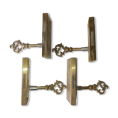 4 brass locks