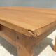 Table basse campagne en Noyer 1 tiroir