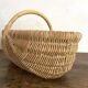 Grand panier ovale clair