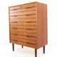 Large Danish 'Olsted' chest of drawers in teak
