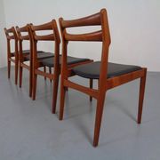 Danish Teak Dining Chairs from Vamo Mobelfabrik, 1960s, Set of 4