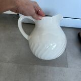 Large vintage earthenware pitcher