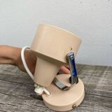 Delmas beige metal wall light, 1970