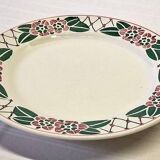 Plat ovale ancien de chez Sarreguemines modèle "Turbigo"