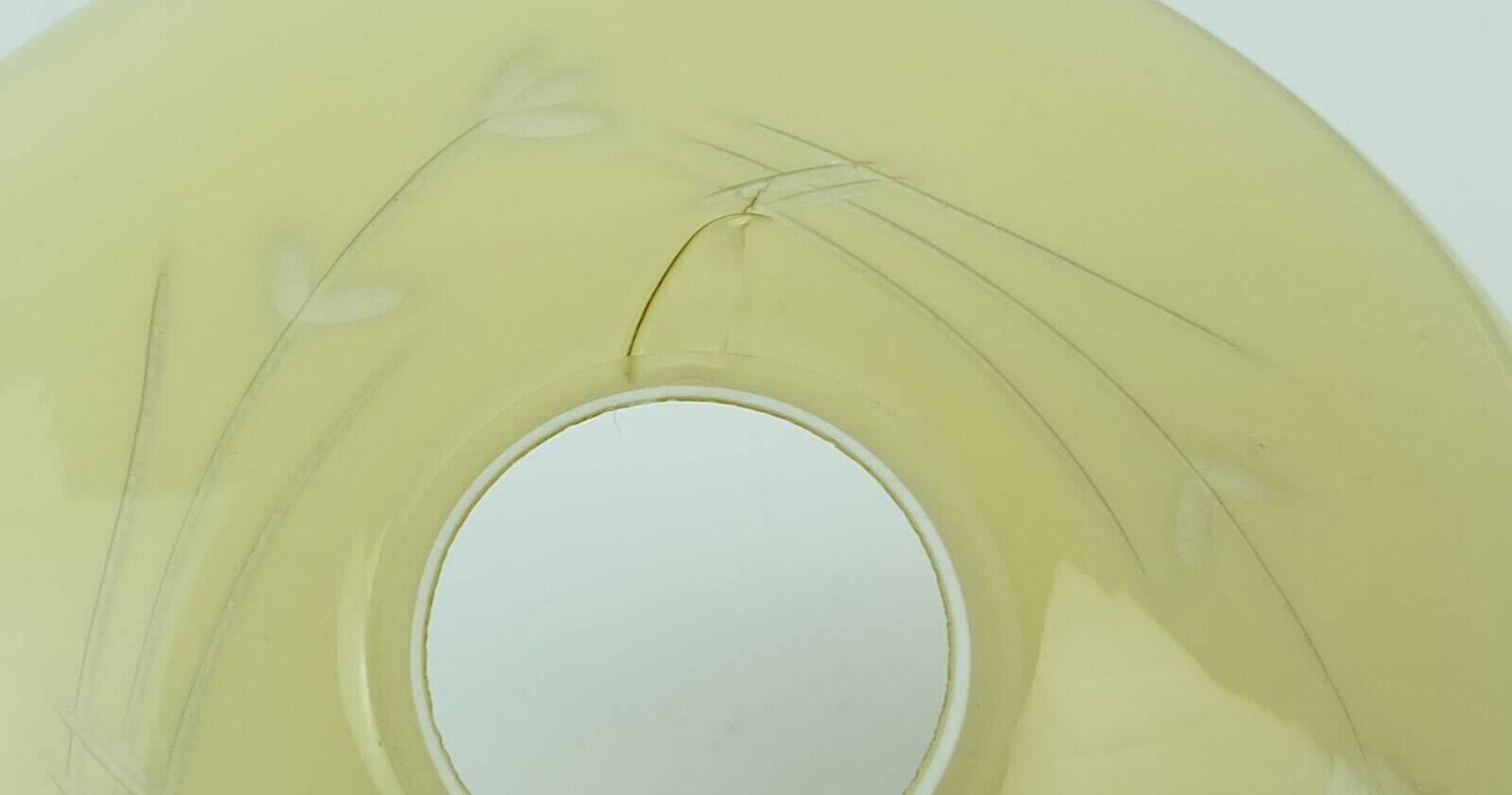 Art deco ceiling light with 3 glass shades 1930s 40s glass and metal 30s avantgarde design