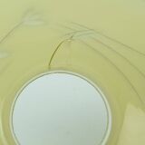 Art deco ceiling light with 3 glass shades 1930s 40s glass and metal 30s avantgarde design