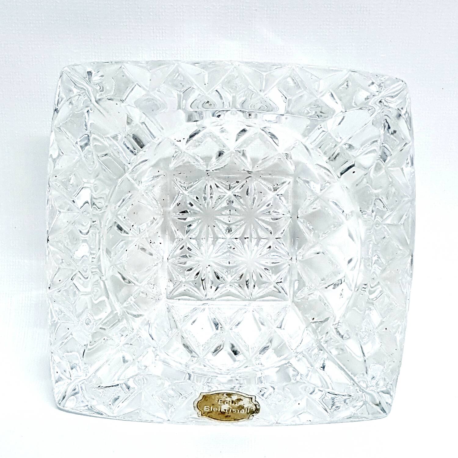 Cendrier en cristal allemand