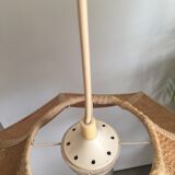 Vintage rattan flower suspension