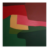 Abstract coloured canvas "Rhapsody" 80x80cm