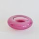 Vintage pink glass pocket trays