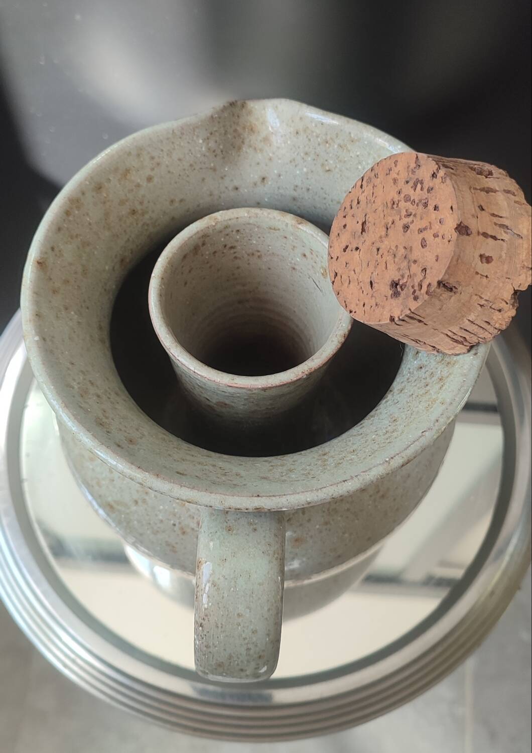 Artisanal cooling jug Poterie La Draille (Anduze)