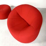Pumpkin and ottoman chair by Pierre Paulin for Ligne Roset, 2008