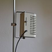 White halogen floor lamp, DLG 626 design, Joe Colombo, circa 1970