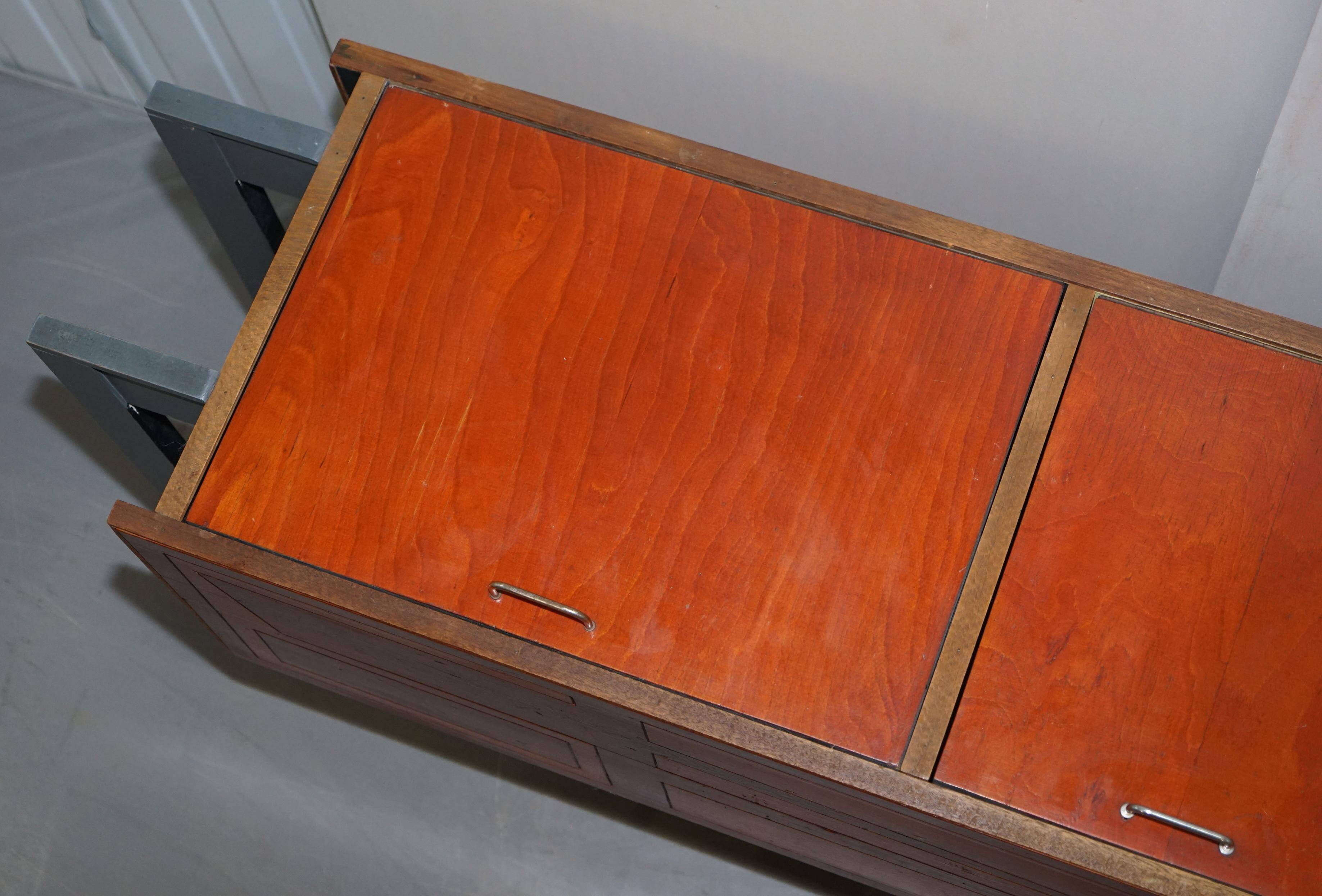 Unique Custom Modern Buffet with Doors Opening Upwards