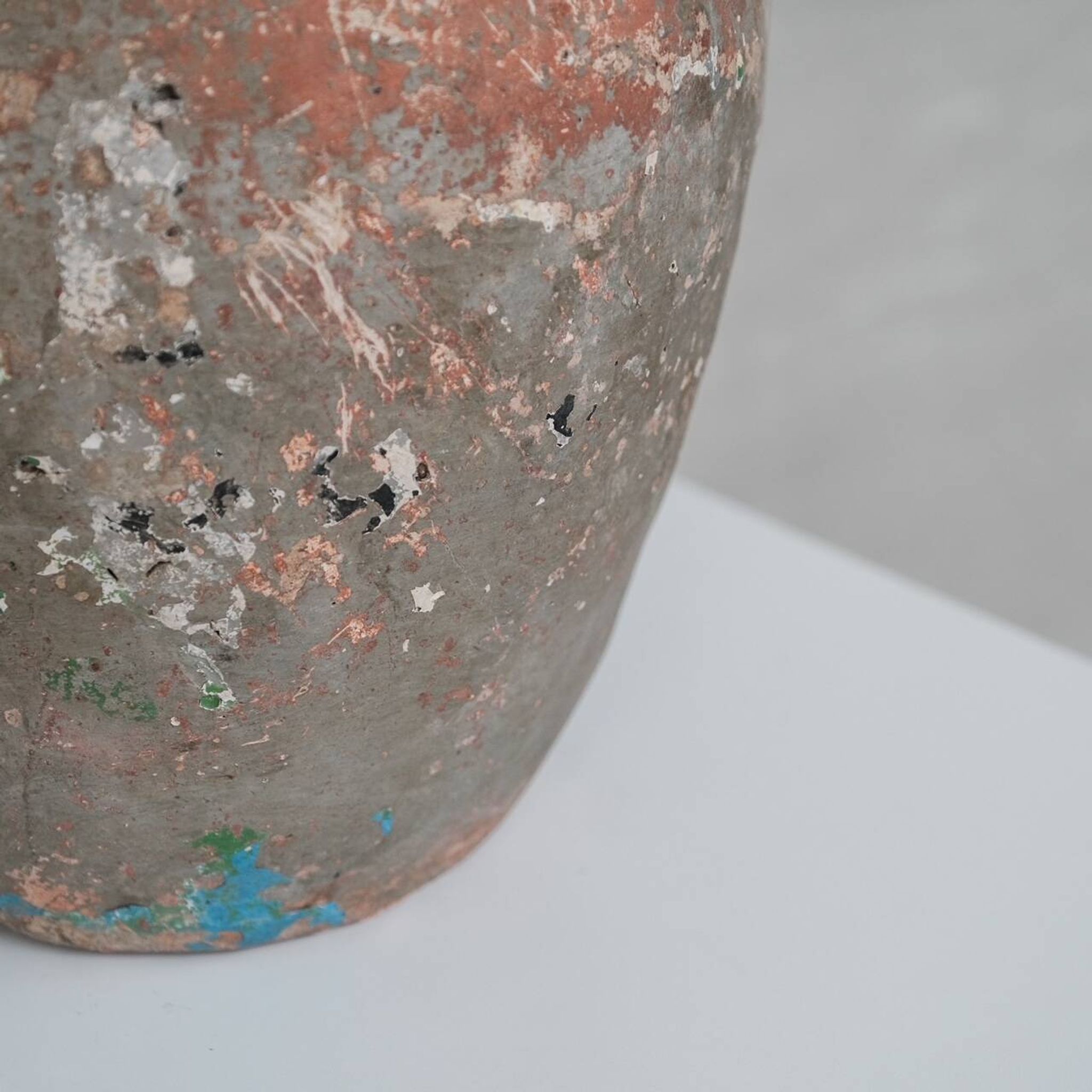 Antique Italian Patinated Ceramic Vase