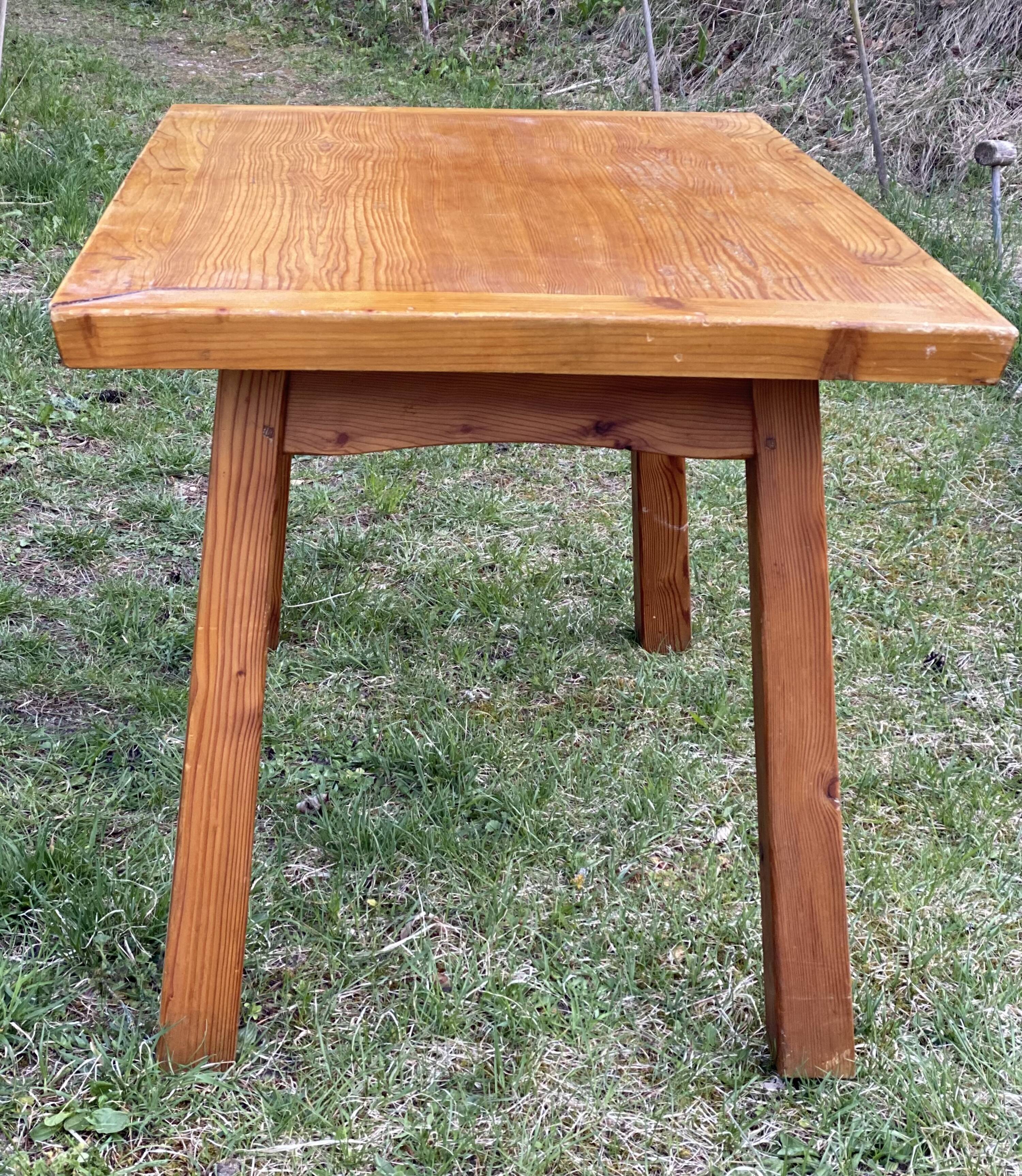 Vintage brutalist table 1970