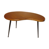 Table basse vintage forme haricot