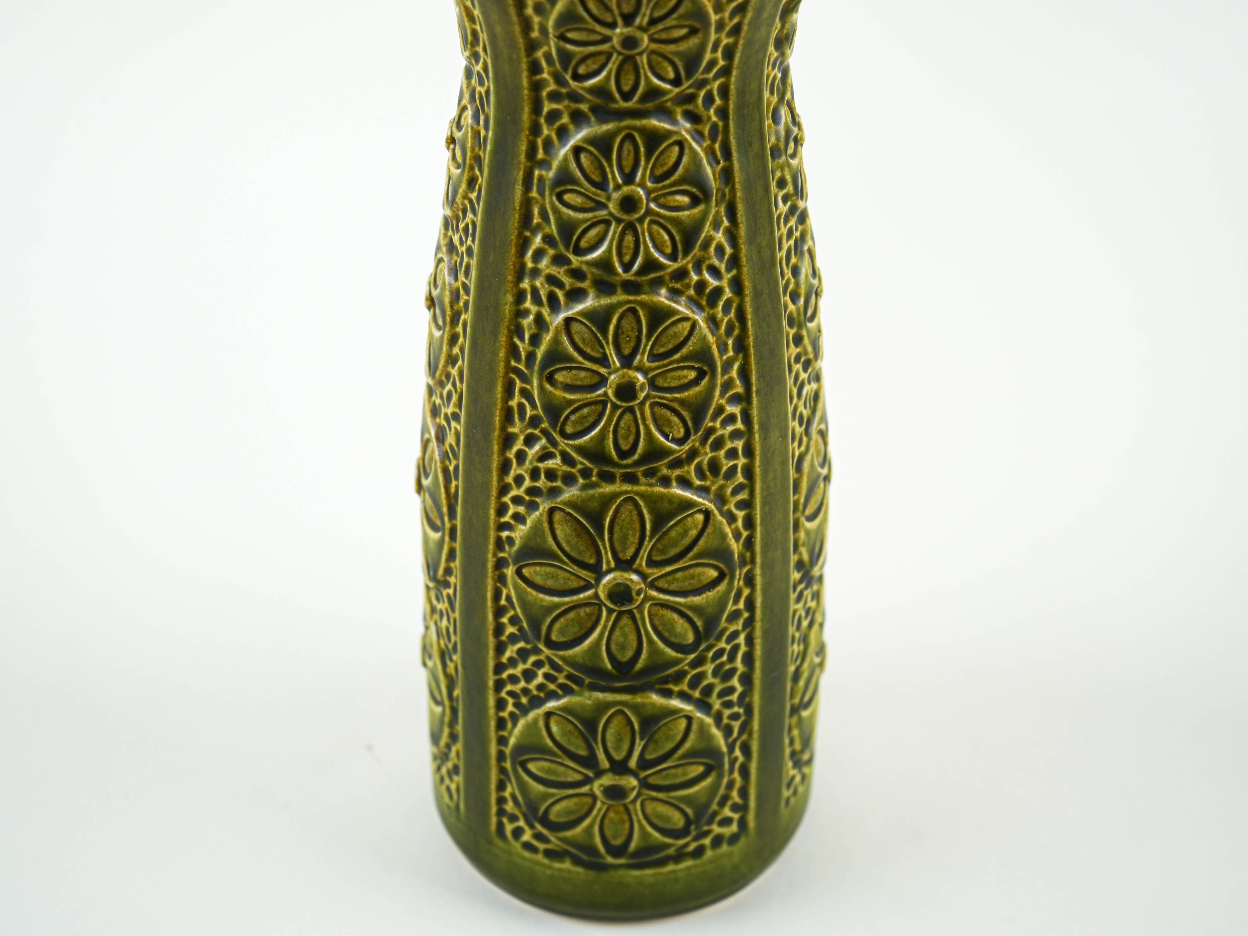 Ceramic vase, German design, 1970s, made in West Germany