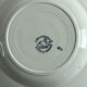 Céranord Saint Amand deep plate with green crown decoration.