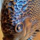 Old vintage wooden sculpture from the 40s-50s signed Rignault