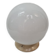 Art deco opaline globe ceiling light