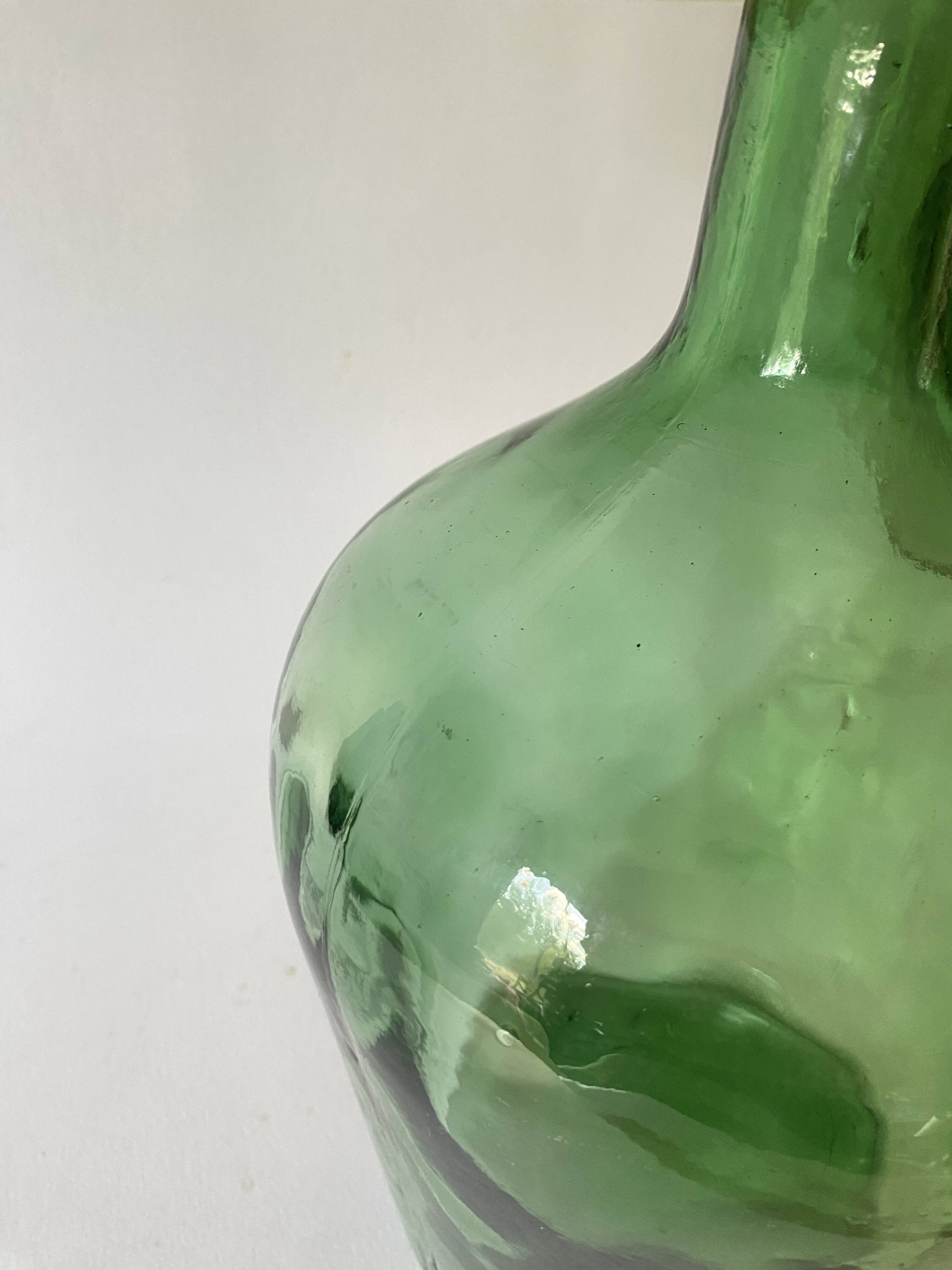 Glass lamp, braided fabric cable, new lampshade