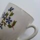 Porcelain Coffee Mug with Cornflower Decor