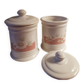 Lot de 2 pots en céramique vintage