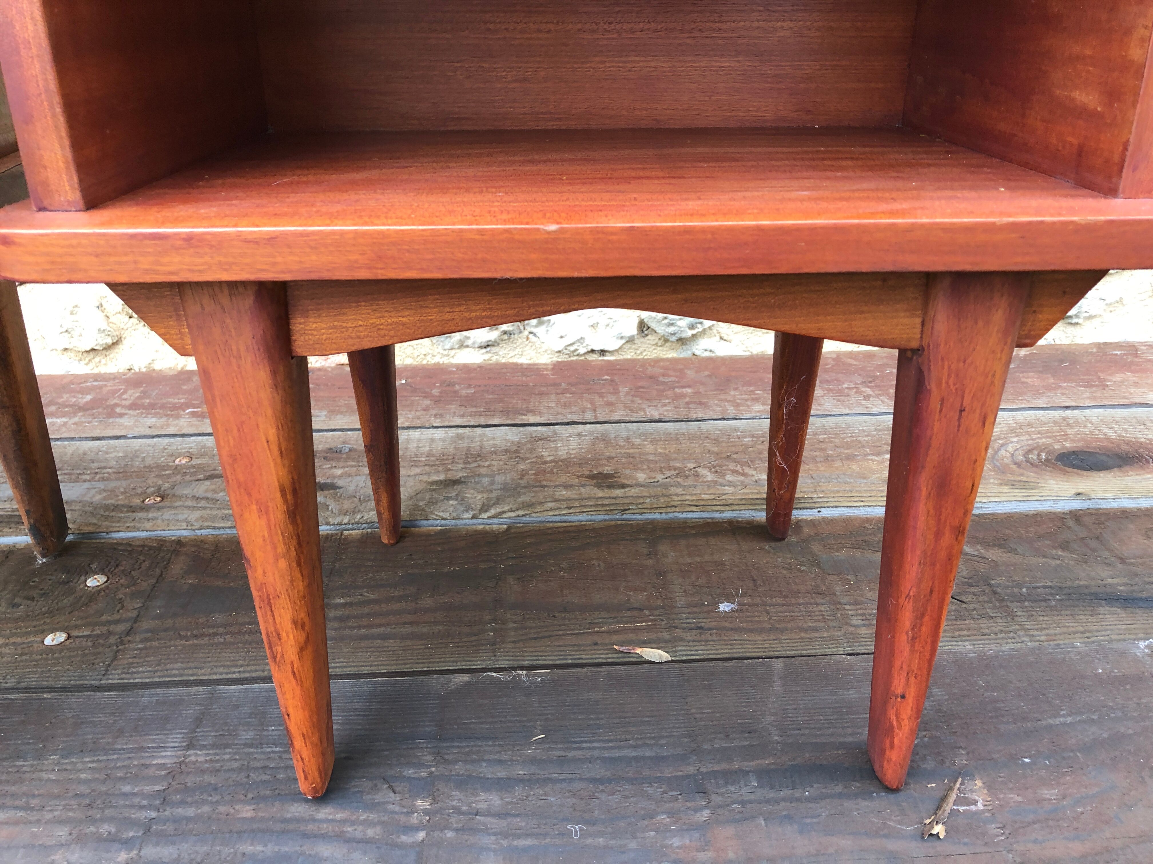 Pair of vintage bedsides 60