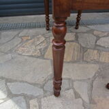 Old wooden stepped desk