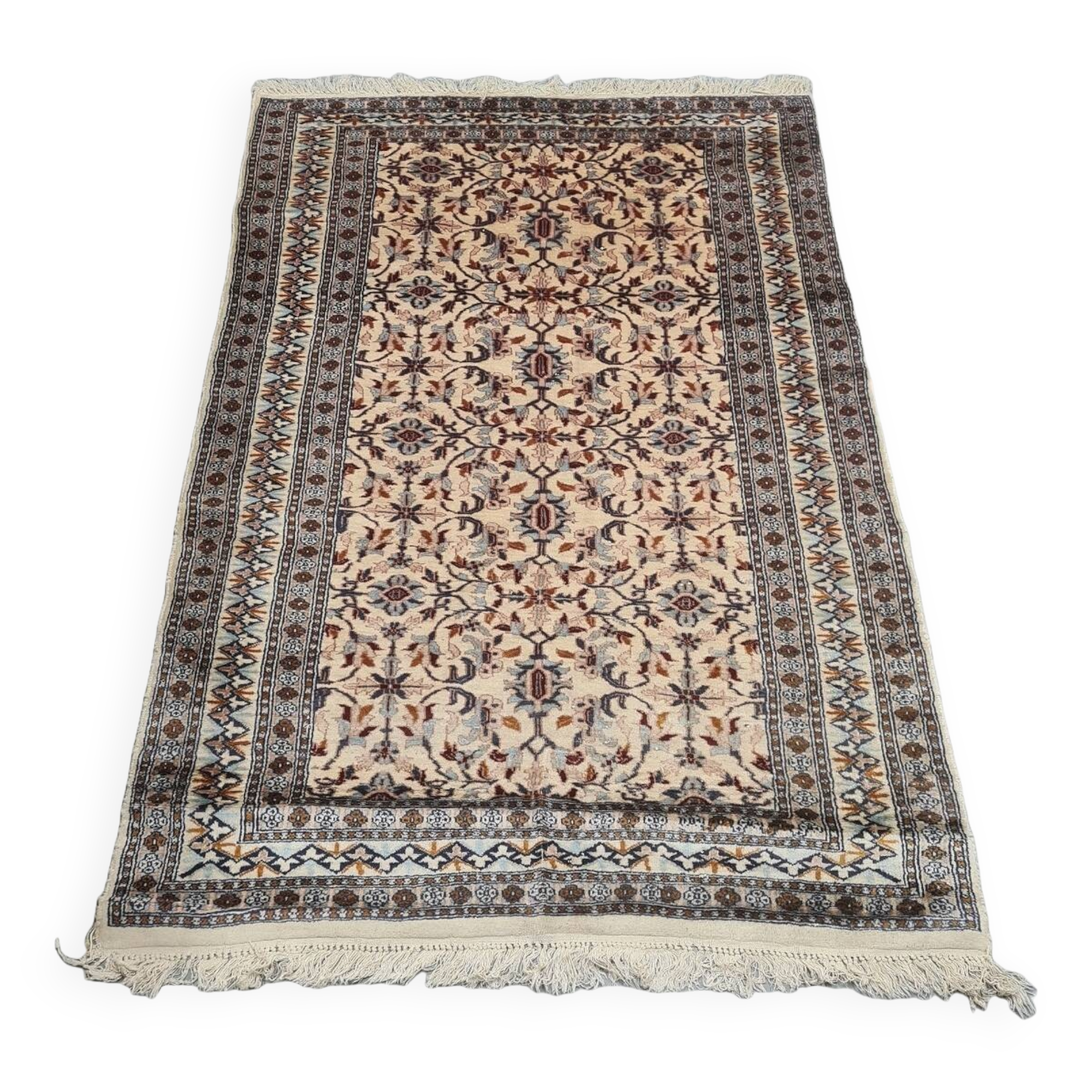 Vintage Hand Knotted Persian Carpet, 1970s.