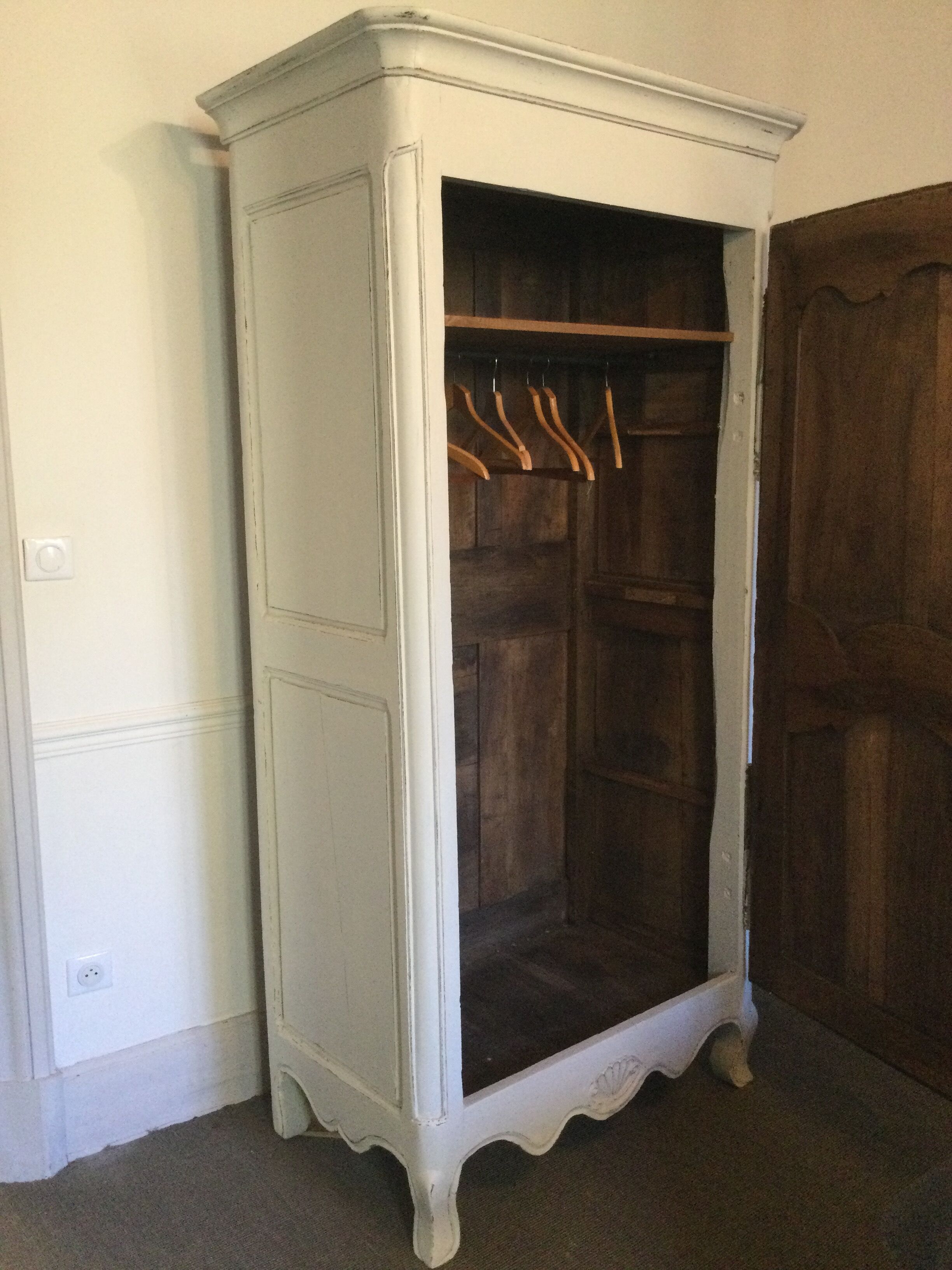 Antique knitted cabinet