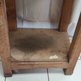 Handcrafted wooden workbench