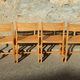 4 wooden chairs in Scandinavian style by André Sornay - dlg de Regain / Perriand