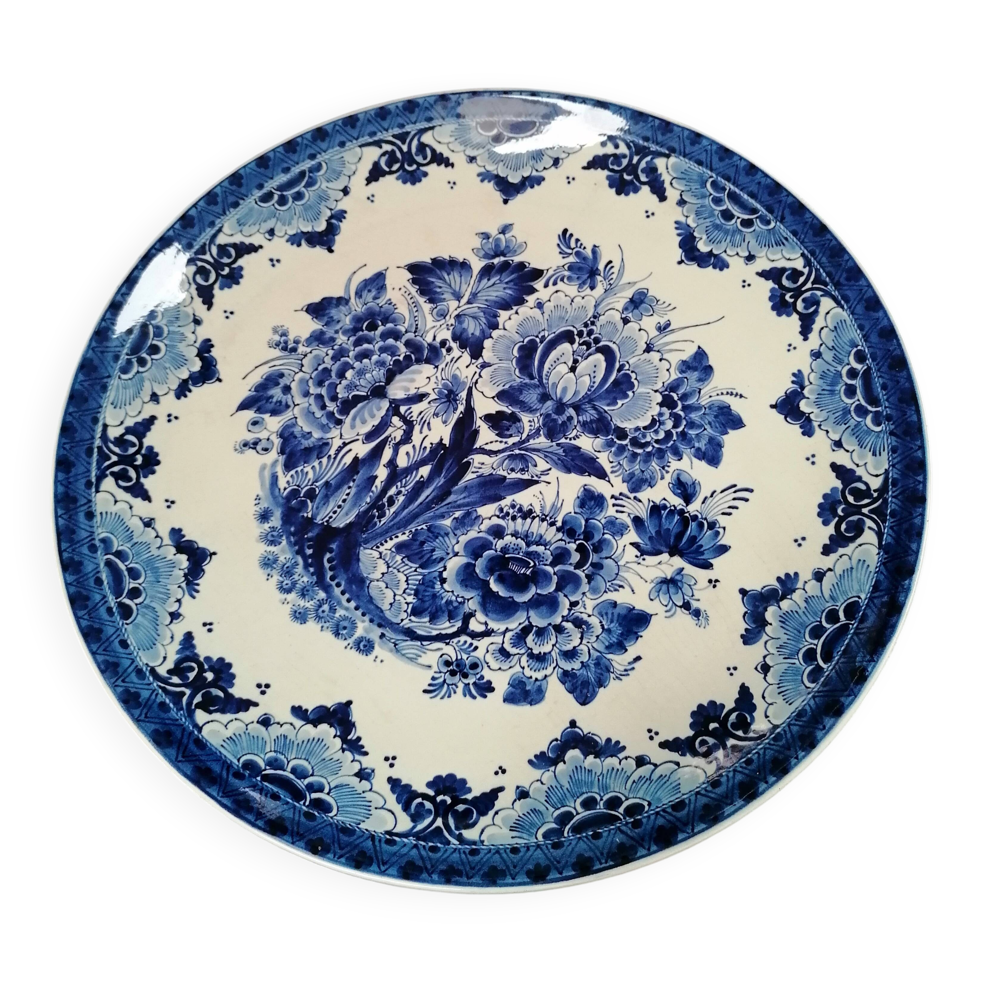Delft wall plate