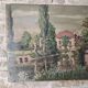Oil on canvas painting View of the Mill signed Paudonneret? 1941