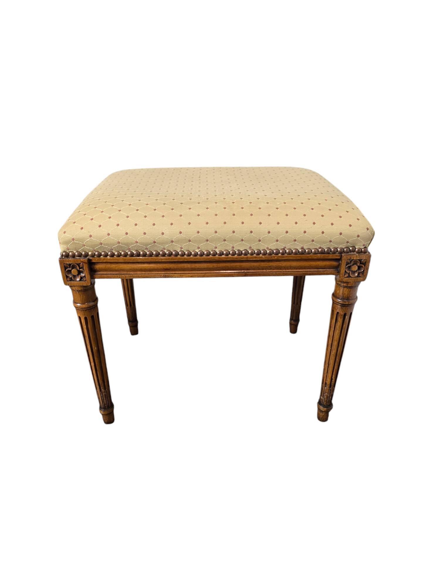 Louis XVI style piano bench