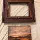 Oil painting and frame early 19th century